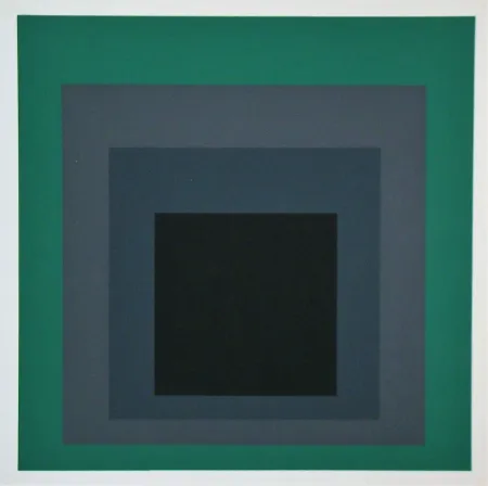 Siebdruck Albers - Grisaille and Patina, 1965