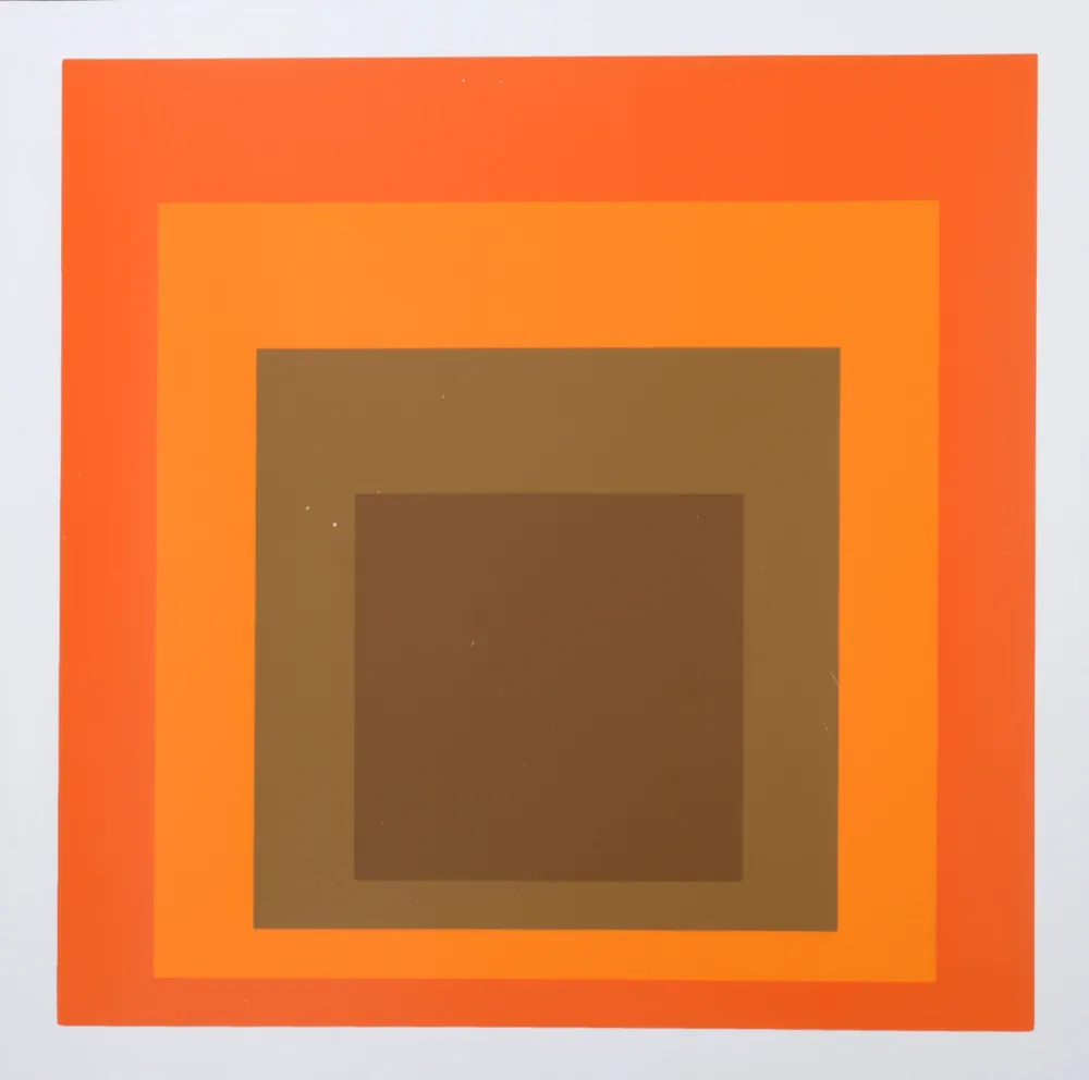 Siebdruck Albers - Homage to the Square #1