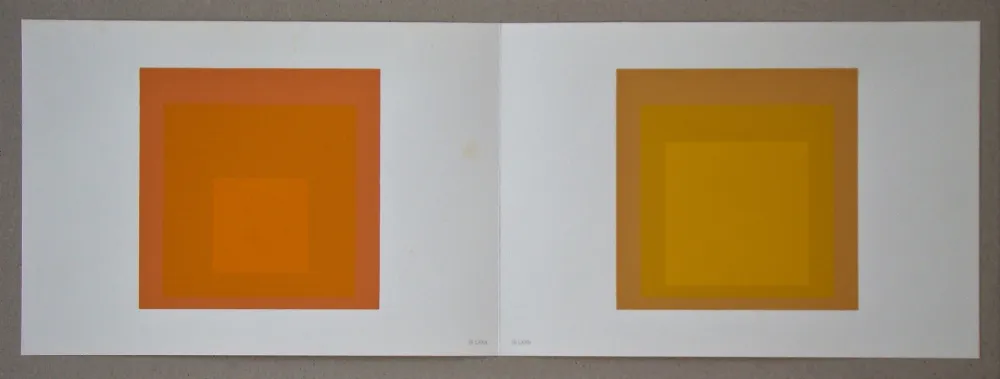Siebdruck Albers - Homage to the Square