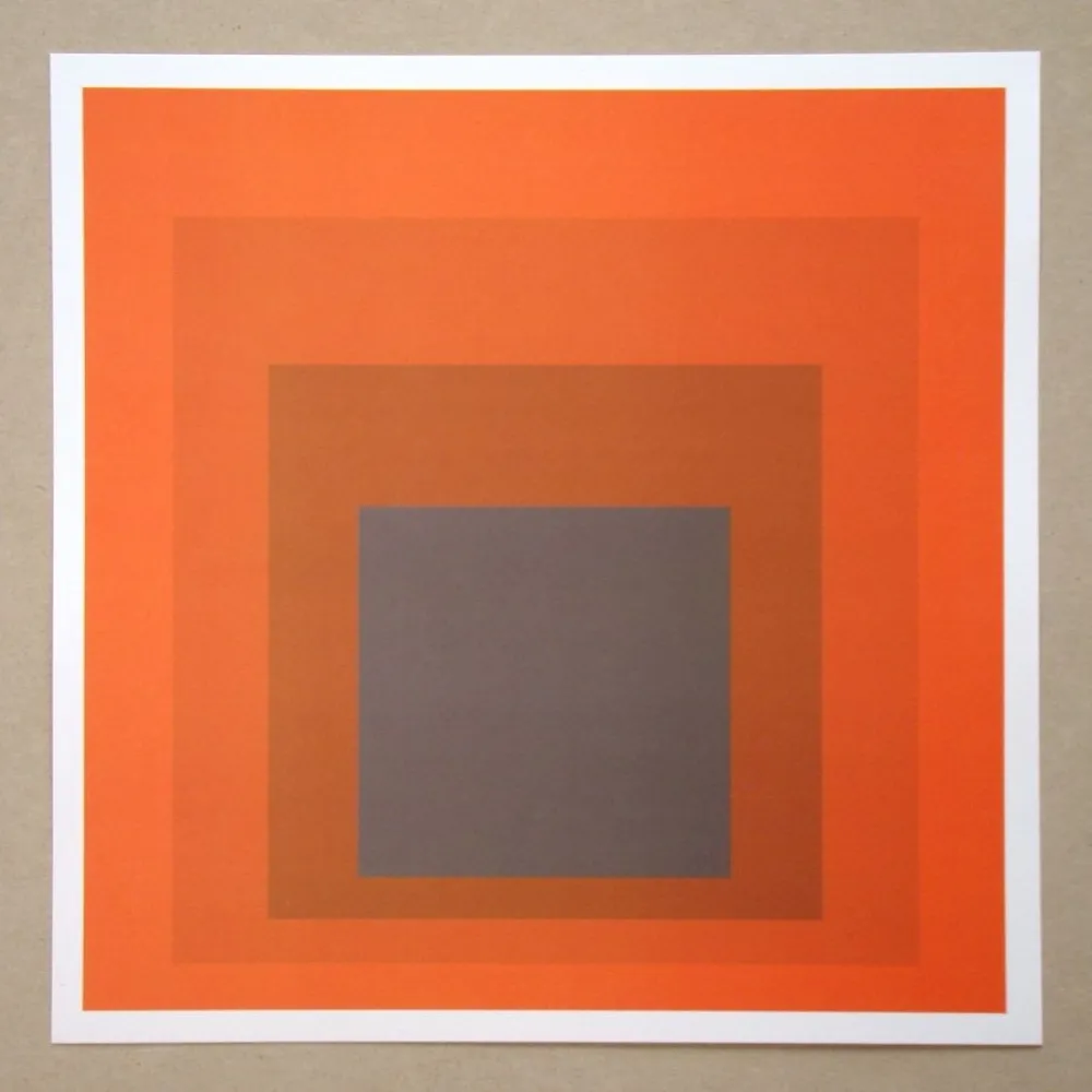 Siebdruck Albers - Homage to the Square