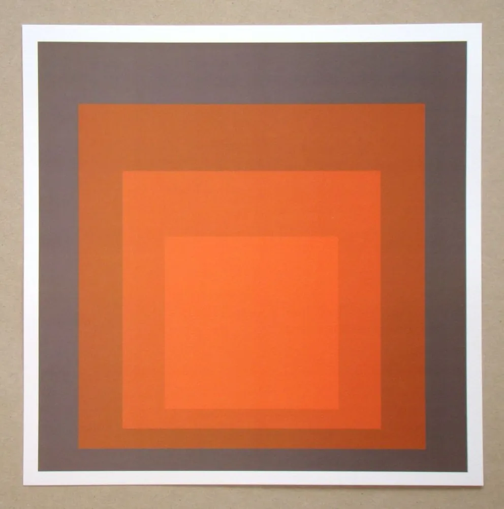 Siebdruck Albers - Homage to the Square