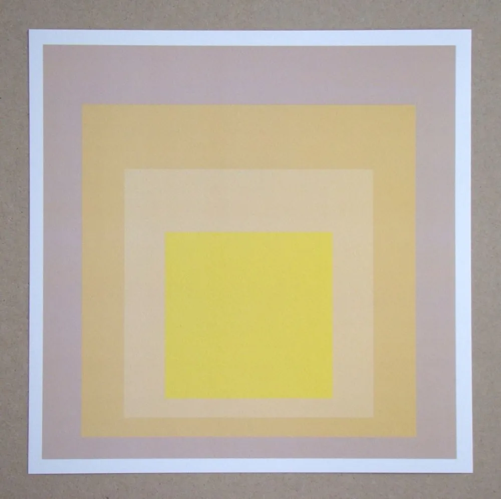 Siebdruck Albers - Homage to the Square