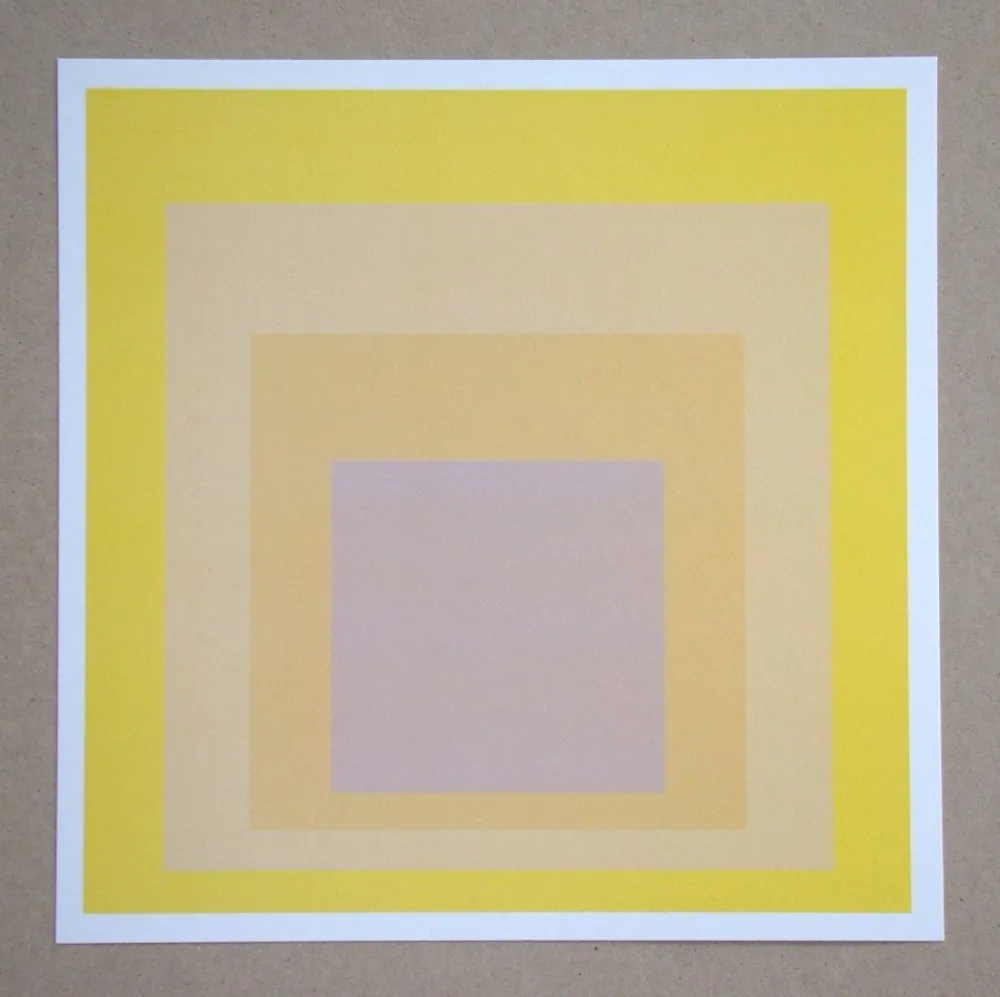 Siebdruck Albers - Homage to the Square