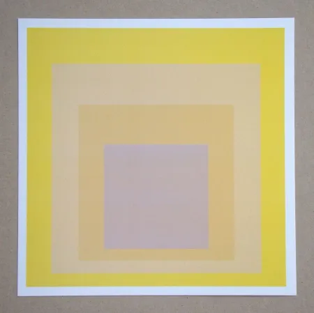 Siebdruck Albers - Homage to the Square