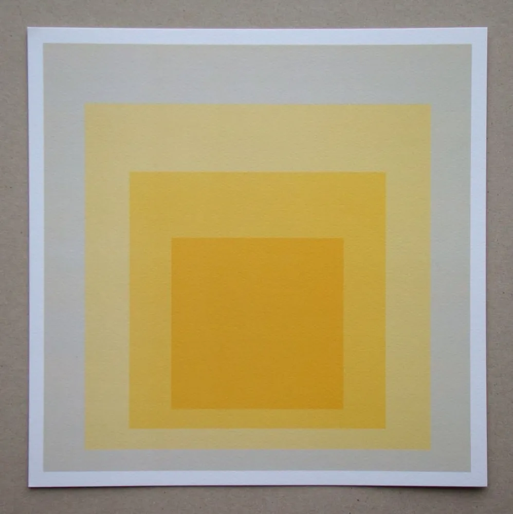 Siebdruck Albers - Homage to the Square