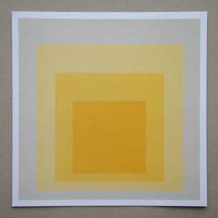 Siebdruck Albers - Homage to the Square