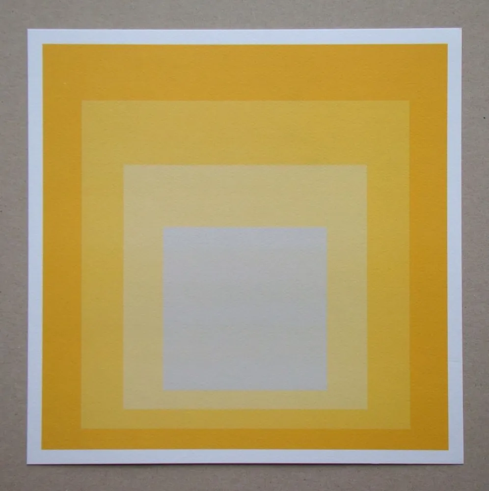 Siebdruck Albers - Homage to the Square