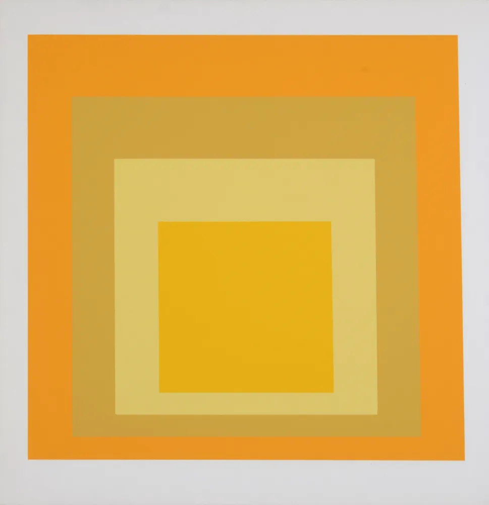 Siebdruck Albers - Homage To the Square (A), 1971