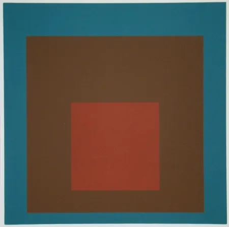 Siebdruck Albers - Homage to the Square at night, 1958