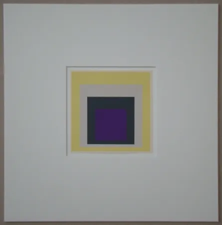 Siebdruck Albers - Homage to the Square - Dedicated