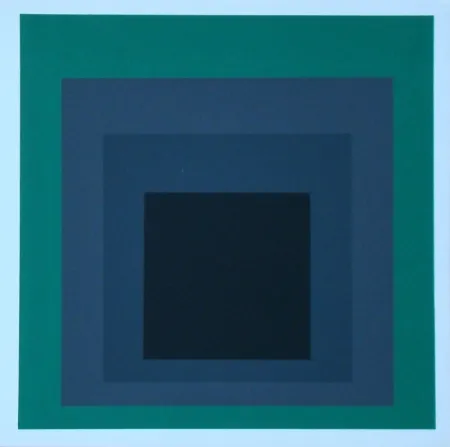 Siebdruck Albers - Homage to the Square - Grisaille and Patina, 1965