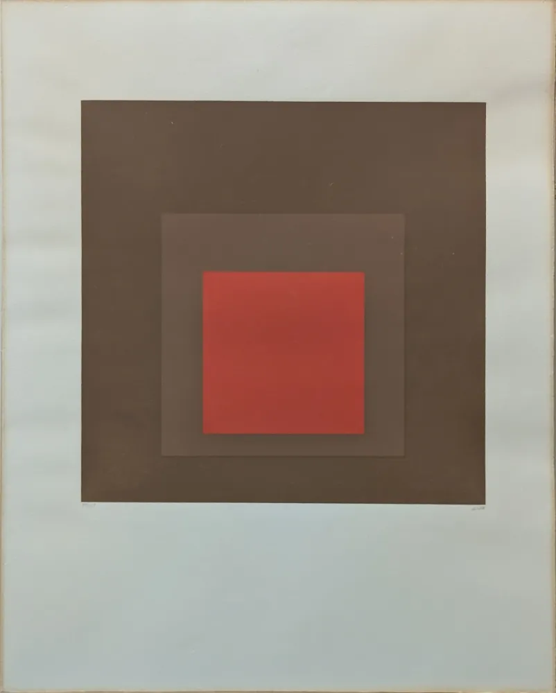 Siebdruck Albers - Homage to the Square : HG442:a 