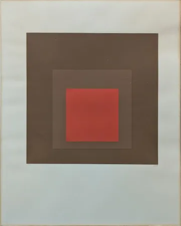 Siebdruck Albers - Homage to the Square : HG442:a 