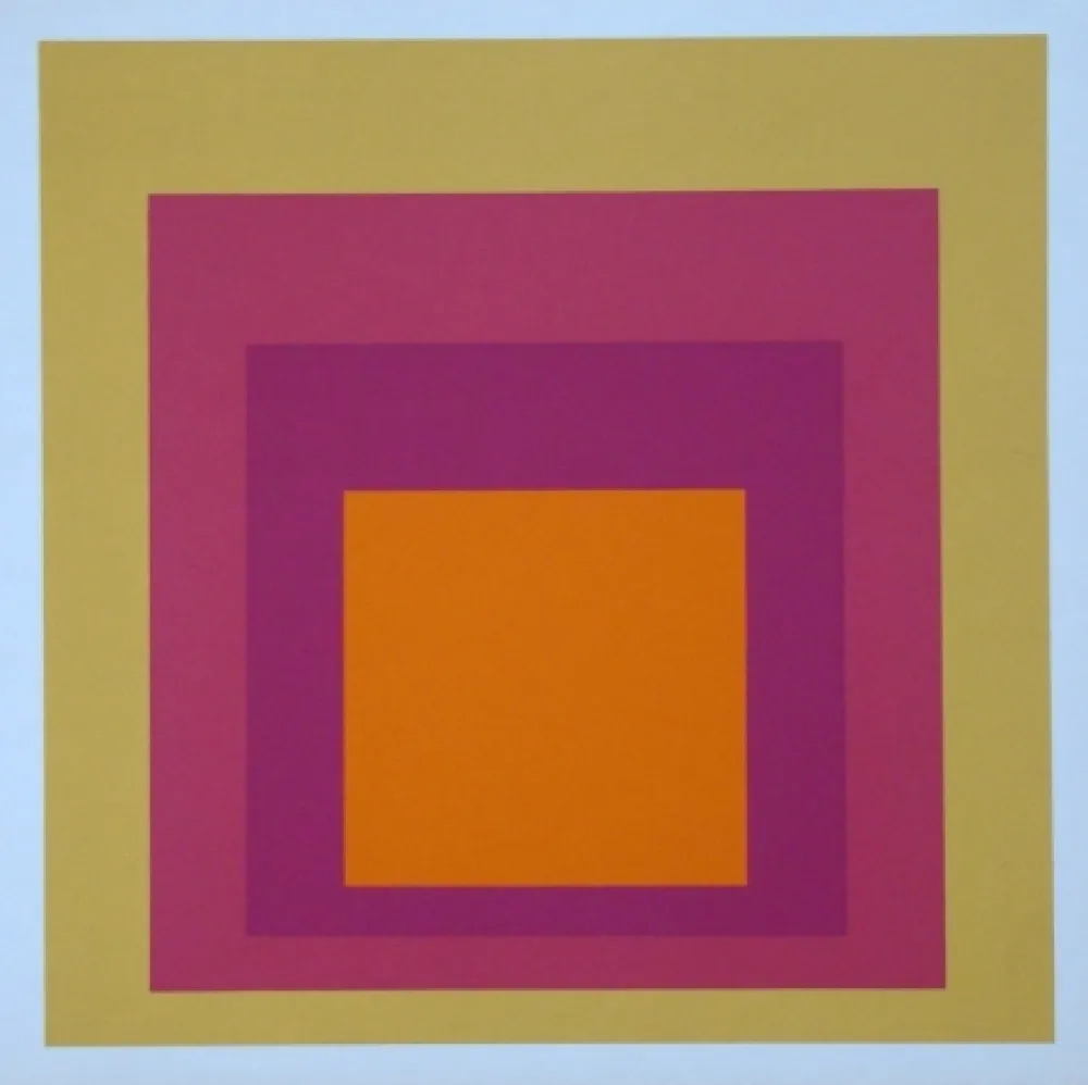 Siebdruck Albers - Homage to the Square - La Tehuana, 1951-1956