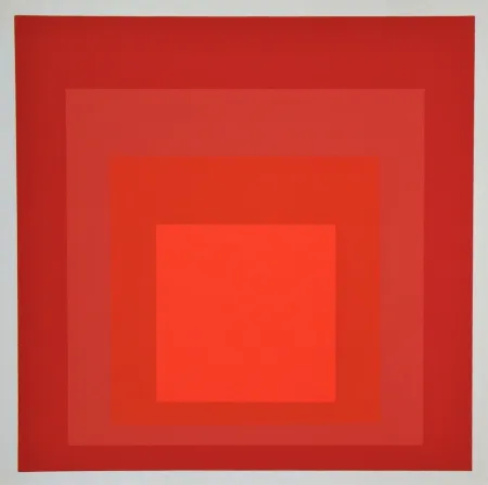 Siebdruck Albers - Homage to the Square - R-III a-4, 1968