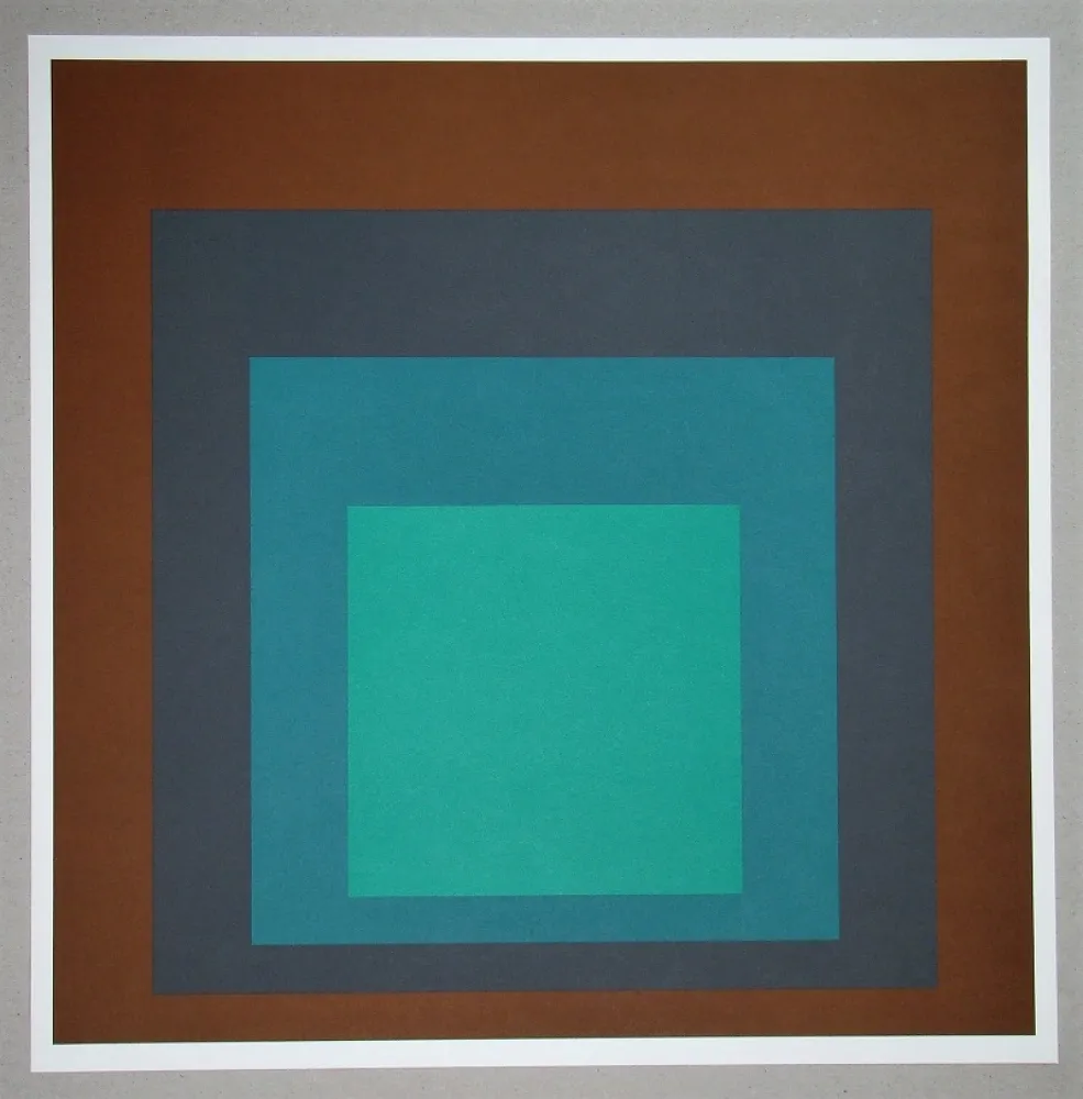 Siebdruck Albers - Homage to the Square SP-1 