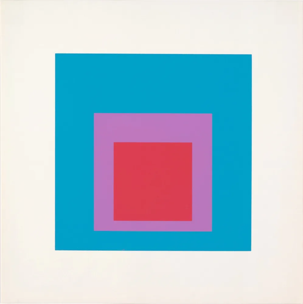 Siebdruck Albers -  Homage to the Square: Ten Works by Josef Albers (#VI), 1962