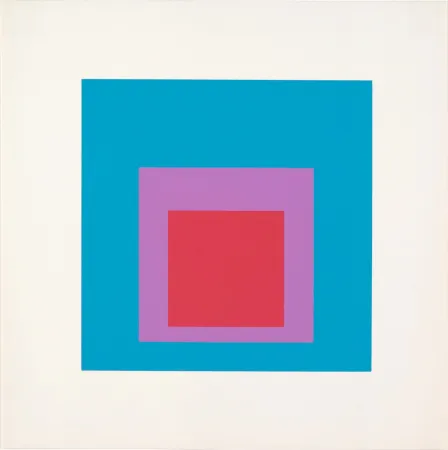 Siebdruck Albers -  Homage to the Square: Ten Works by Josef Albers (#VI), 1962