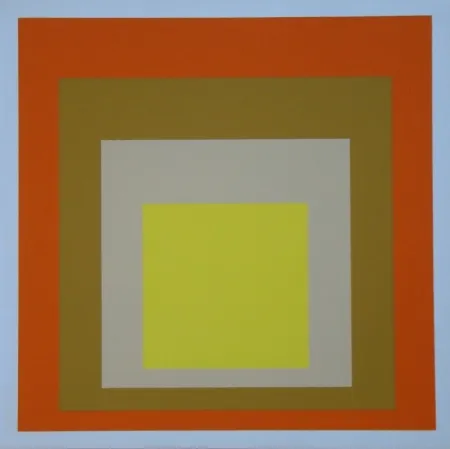 Siebdruck Albers - Homage to the Square - Yes Sir, 1955