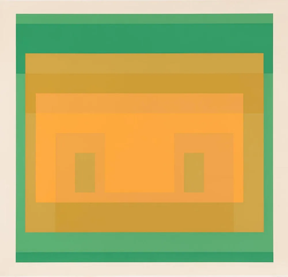 Siebdruck Albers - I-S Va 6, from Six Variants