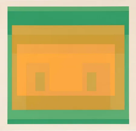 Siebdruck Albers - I-S Va 6, from Six Variants