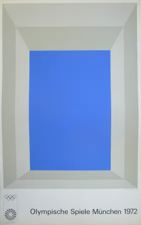 Siebdruck Albers - OL 1972 - original colour silkscreen
