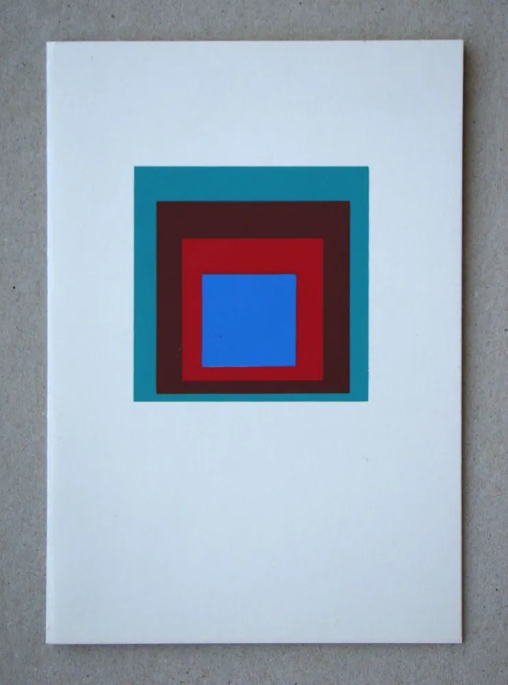 Siebdruck Albers - Protected blue