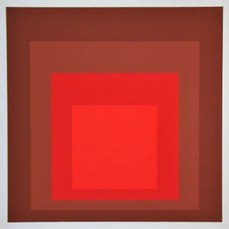 Siebdruck Albers - R-I d-5, 1969