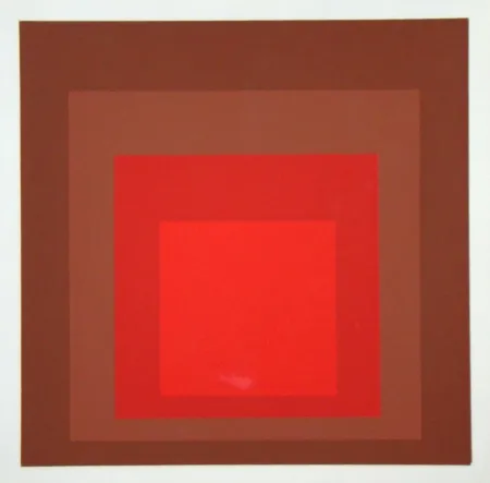Siebdruck Albers - R-III a-4, 1968