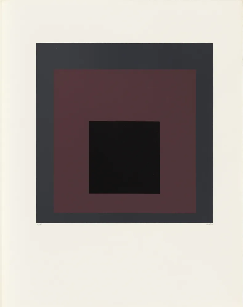 Siebdruck Albers - Sheet 5 from 