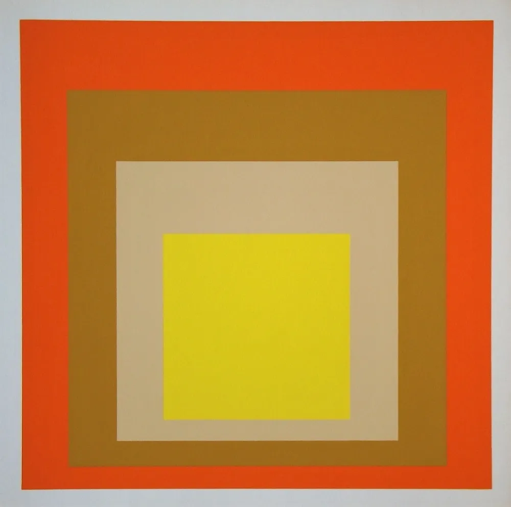 Siebdruck Albers - Yes Sir, 1955