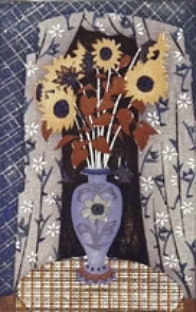 Holzschnitt Aldrin - The Bouquet (a.k.a. The Yellow Drapes)