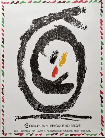 Plakat Alechinsky - 150th anniversary of Belgian independence