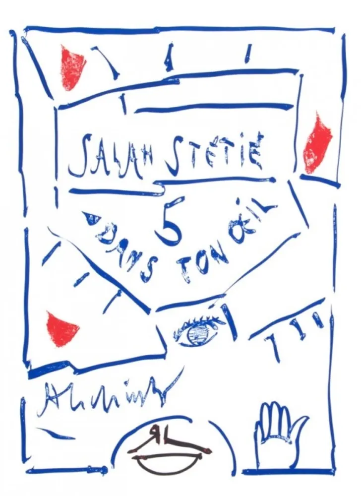 Illustriertes Buch Alechinsky - 5 dans ton œil