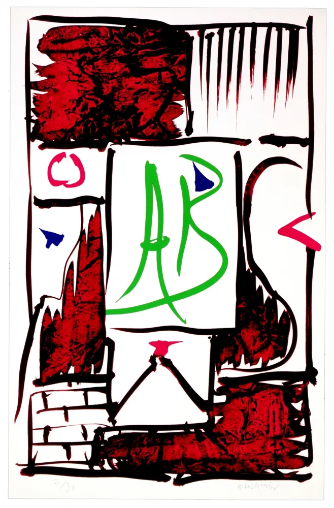 Digitale Druckgrafik Alechinsky - AB