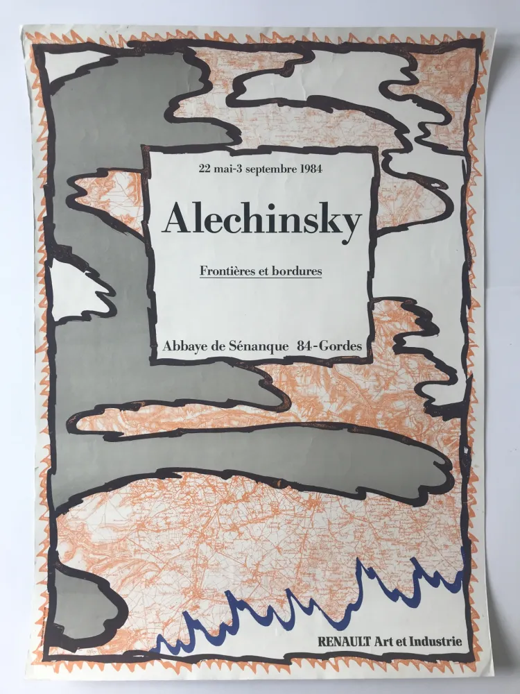 Plakat Alechinsky - Abbaye de Sénanque