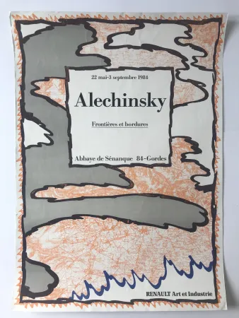Plakat Alechinsky - Abbaye de Sénanque