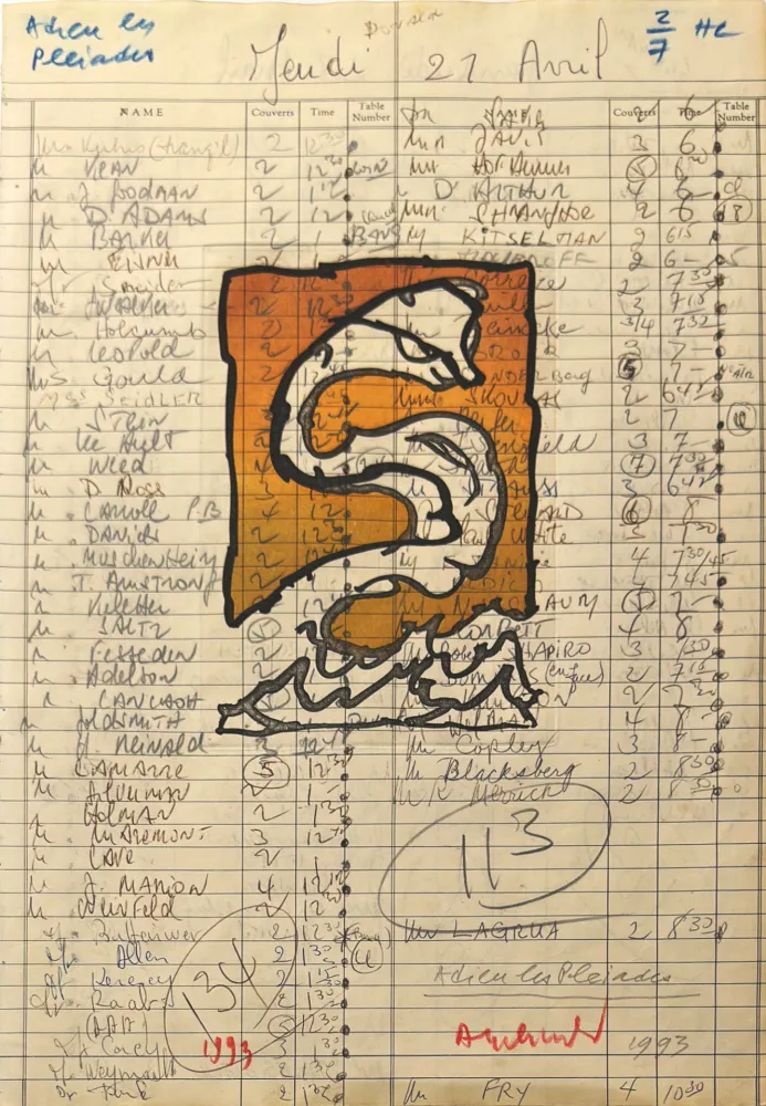 Stich Alechinsky - Adieu les Pleiades