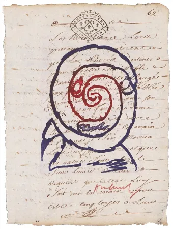 Radierung Alechinsky - Adjudicateur