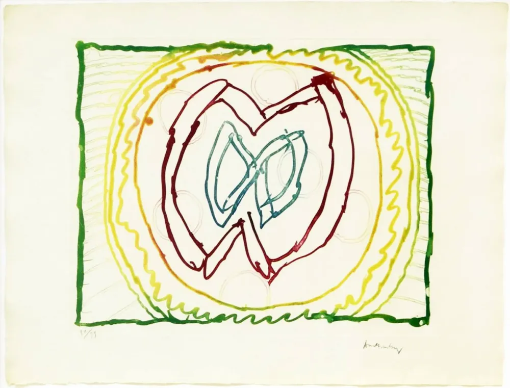 Radierung Alechinsky - Astres et désastres