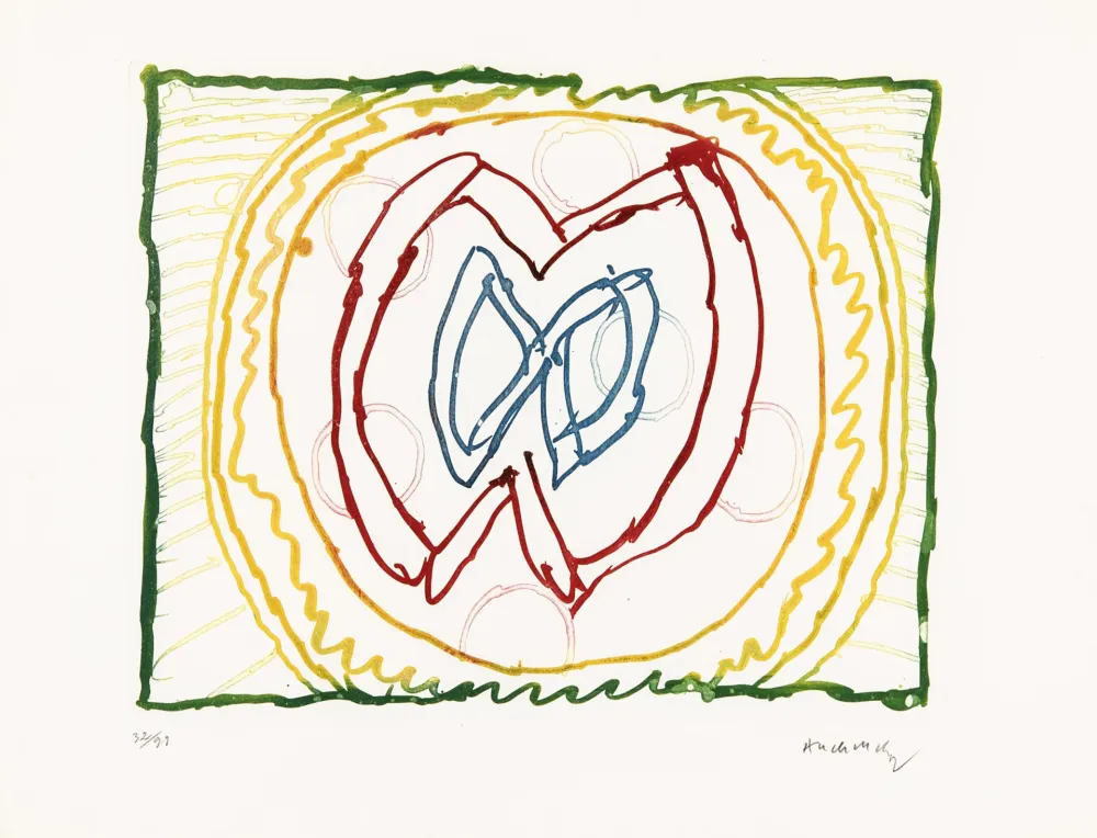 Radierung Alechinsky - Astres et désastres V