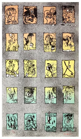 Lithographie Alechinsky - Au demeurant