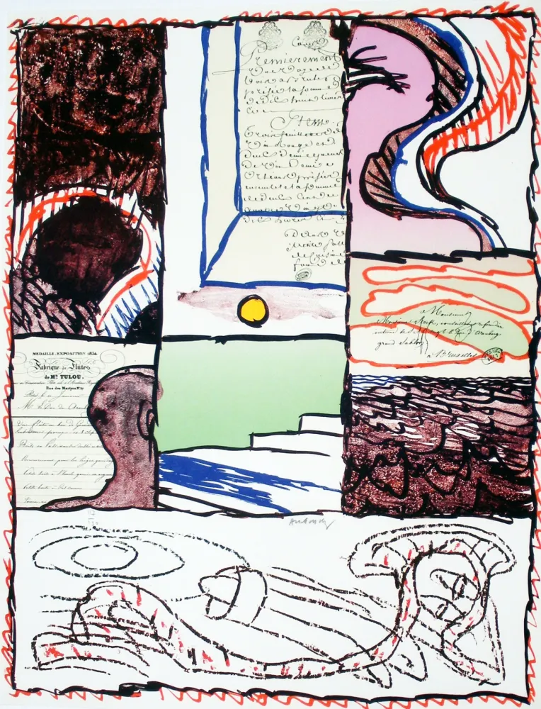 Lithographie Alechinsky - Avant 1981 