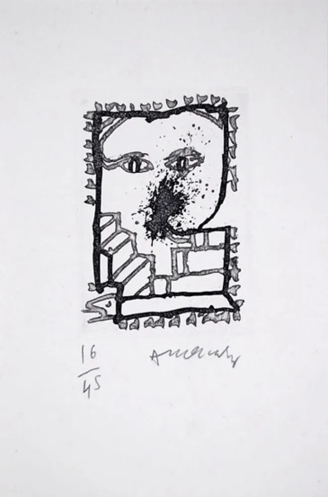 Illustriertes Buch Alechinsky - Baluchon et ricochets - nrf