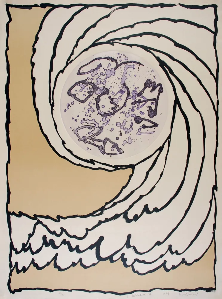 Radierung Alechinsky - Boréalité IV