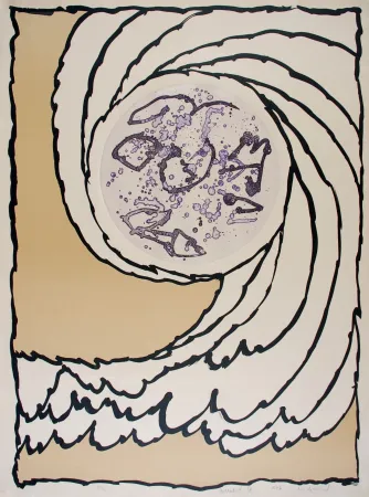 Radierung Alechinsky - Boréalité IV