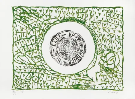 Lithographie Alechinsky - Bouche d'eau I 