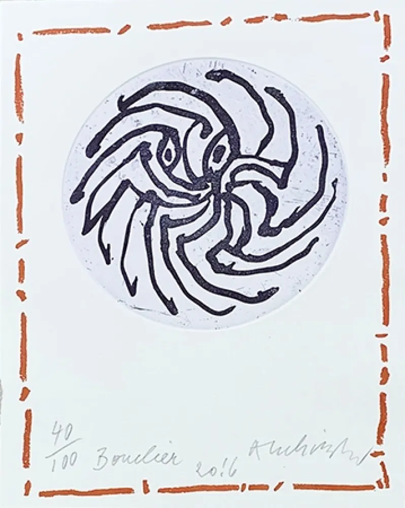 Stich Alechinsky - Bouclier