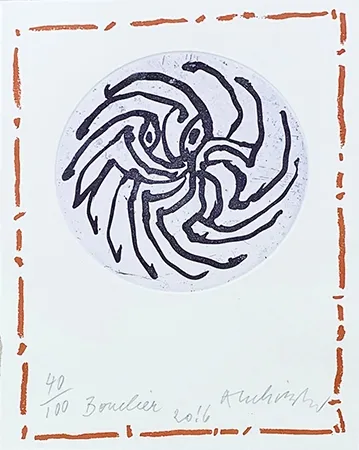 Stich Alechinsky - Bouclier