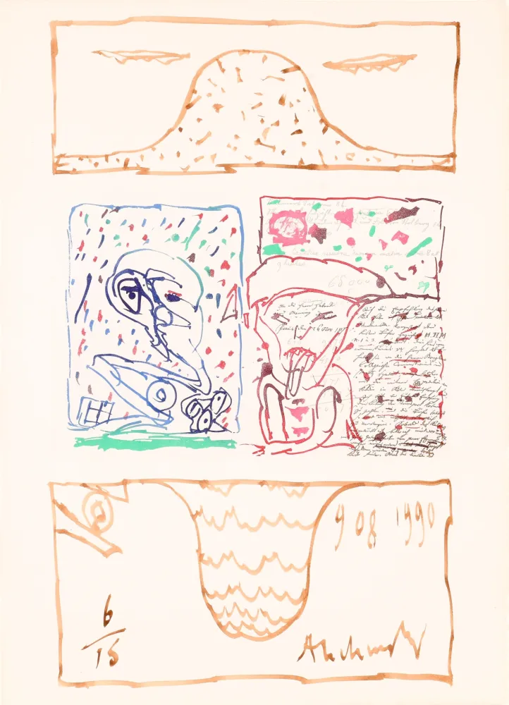 Aquatinta Alechinsky - Braille